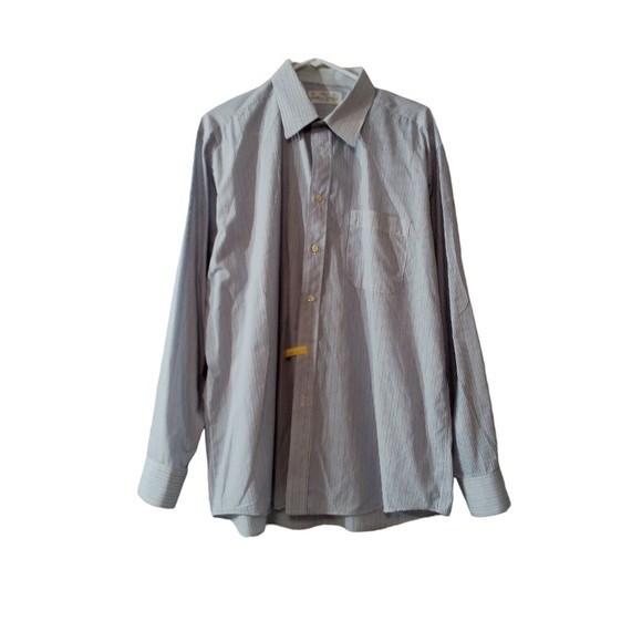 Men's Button Up Dress Shirt St Michael From Mark And Spencer Size 16.5 / 42 Cm - Picture 8 of 16